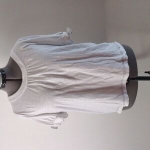 Loft women's cotton white blouse size Large